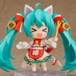 GOOD SMILE Hatsune Miku Maneki Miku Ver Vocaloid Nendoroid Figure -Nendoroid Store Sale 4580590127401 figure hatsune miku maneki miku ver vocaloid nendoroid altb