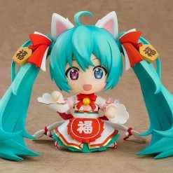 GOOD SMILE Hatsune Miku Maneki Miku Ver Vocaloid Nendoroid Figure -Nendoroid Store Sale 4580590127401 figure hatsune miku maneki miku ver vocaloid nendoroid altd