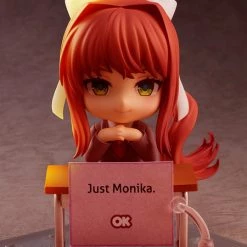GOOD SMILE Monika Doki Doki Literature Club! Nendoroid Figure -Nendoroid Store Sale 4580590127876 figure monika doki doki literature club nendoroid altf