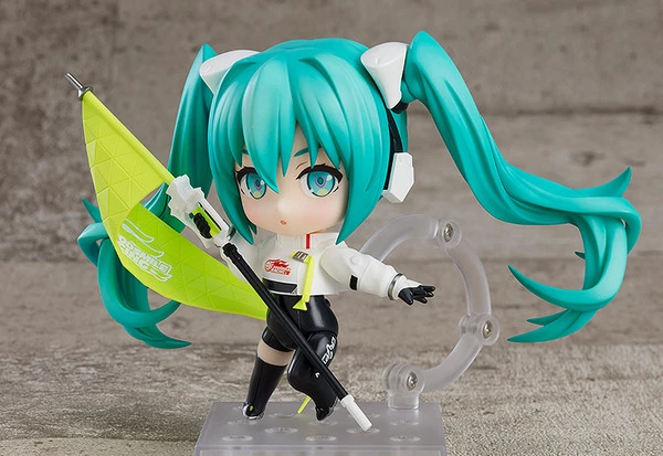 GOOD SMILE Racing Miku 2022 Ver Vocaloid Nendoroid Figure 4 GOOD SMILE Racing Miku 2022 Ver Vocaloid Nendoroid Figure - Image 2