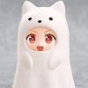 GOOD SMILE White Ghost Cat Kigurumi Nendoroid More Face Parts Case -Nendoroid Store Sale 4580590170803 figure white ghost cat kigurumi nendoroid more face parts case primary
